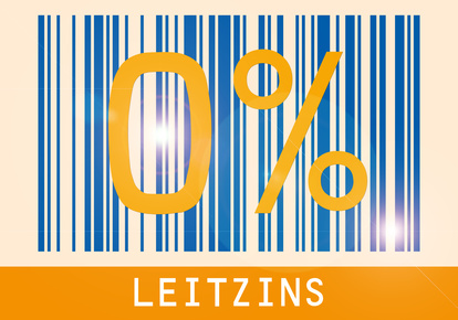 Europäische Zentralbank (EZB) senkt Leitzins auf 0,0 Prozent
